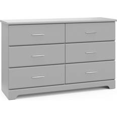 Kid's Room Storkcraft Brookside 6 Drawer Dresser Pebble Gray