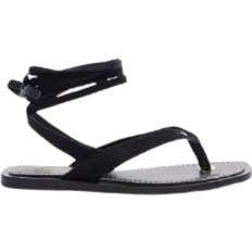 River Island Suede Tie Up - Black