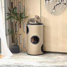 Pets Temu 70cm Height Cat Post Tree Scratching Barrel