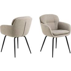 Act Nordic Dora Beige Kitchen Chair 84cm 2pcs