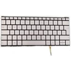 ASUS Numpad Keyboards ASUS Asus Zenbook UX390UA Tastatur Backlit Deutsch Silber