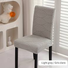 Loose Chair Covers Temu Dining Slipcovers Leaf Pattern Loose Chair Cover
