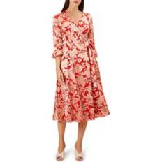 Justina Dress Floral - Red