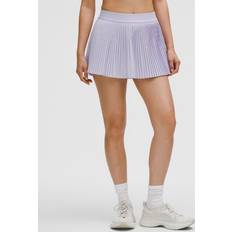 Lululemon Kjolar Lululemon Tennisrock Mit Hohem Bund Und Falten Lavender Frost
