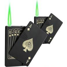 Lighters Shein Jet Torch Ace Card Lighter 2 Pack