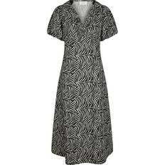 Neo Noir Illana Zebra Kjole Kjole - Black