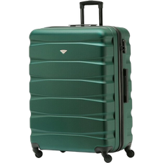 Flight Knight Hard Shell Suitcase 80cm - Forest Green/Black