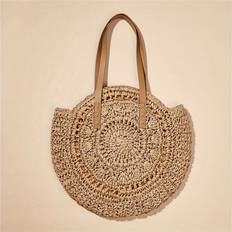 Strandväskor Temu Bohemian Summer Round Beach Bag - Colors