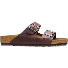 Birkenstock Rubber Sandals Birkenstock Arizona Grip Leather - Vintage Wood Roast