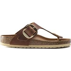 Birkenstock Gizeh Big Buckle Oiled Leather - Cognac