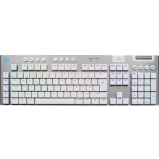 Vit tangentbord bluetooth Logitech G G915 X Lightspeed GL Tactile Switch Nordic - White