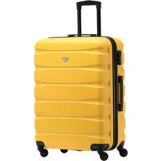 Flight Knight Hard Shell Suitcase 80cm - Yellow/Black