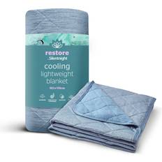 Silentnight Restore Lightweight Cooling Blankets Blue (168x152cm)