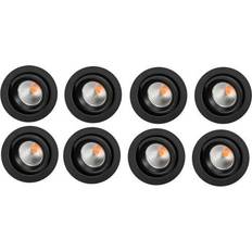 SG Armaturen Junistar Eco S 6W 27K 8-P Black Takplafond ∅ 9cm 8st