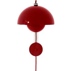 Væglamper &Tradition Flowerpot VP8 Vermilion Red Væglampe