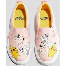Cotton Trainers Children's Shoes H&M Printed Canvas Slip-On Trainers - Pink/Pokémon