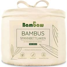 Bambu - Dra på lakan Underlakan Bambaw Bamboo Fitted Sheet 140 x 200 cm Beige Underlakan (200x)