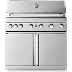MyOutdoorKitchen Fristående Gasolgrill Med 6 Brännare Stainless