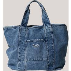 Lala Berlin Tasker Lala Berlin East West Tote Merge Stor Tote Bag - Washed Blue