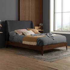 Happy Beds King Size Boucle Winged Wooden 5ft Frame Bed