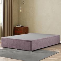 Pink Frame Beds Portland Simple Super King Size Blush Plush Ottoman Divan Base Pink Frame Bed