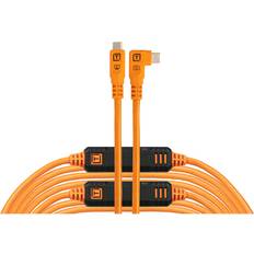 Tether Tools Pro Optima 10G USB-C to USB-C Straight To Right 31ft 9.4m