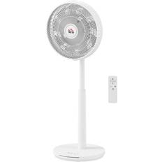 Golvfläkt med fjärrkontroll Homcom Golvfläkt med Fjärrkontroll och Timer Vit