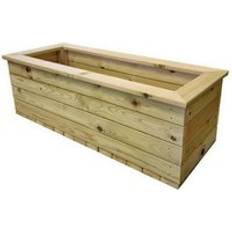 Churnet Valley Deluxe Large Trough Planter Timber L40 x W100 x H32 cm