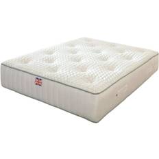 King Size Wool Memory Foam Pocket Mattress White