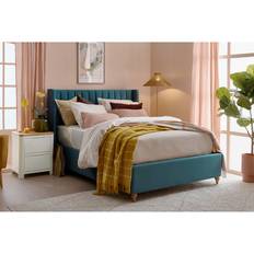 Beds & Mattresses Oak Furnitureland Sunningdale Kingfisher Fabric Upholstered Beds Frame Bed