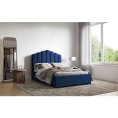 Flair Furniture Poseidon Ottoman Navy Kingsize Frame Bed