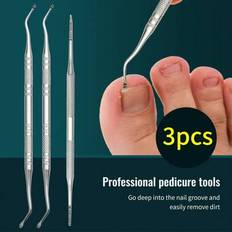 Nail Care Kits on sale Shein Toenail Tool Kit Stainless Steel Nail Cleaner - Stainless Steel