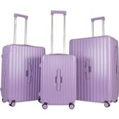 3 Piece Lightweight Hard Shell Suitcase Set