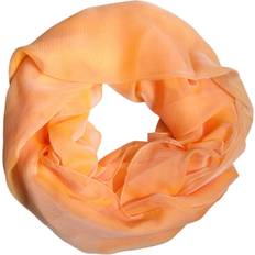 Orange - Women Scarfs Dolce & Gabbana Silk Peach Scarf Wo Logo Wrap Shawl Scarf Orange