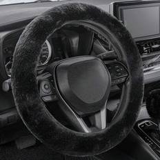 Shein Plush Winter Warm Car Steering Wheel Cover