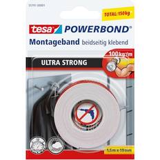 TESA Dubbelhäftande Tejp Vit 1.5 m x 19 mm