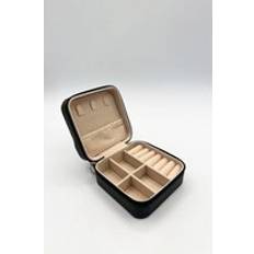 Pink Jewellery Storage SVNX Travel Jewellery Box Pink - Black