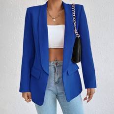 Shein Solid Shawl Collar Blazer