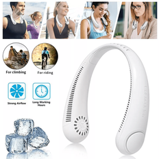 Shein 3000mAh Portable Bladeless Neck Hanging Fan