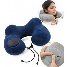 Neck Pillows Shein Portable Inflatable U-Shaped Support Neck Pillow