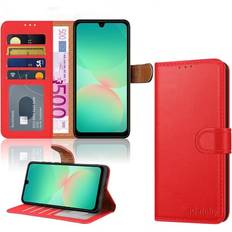 Samsung a26 iCatchy Samsung A26 5G Leather Wallet Flip Book Case