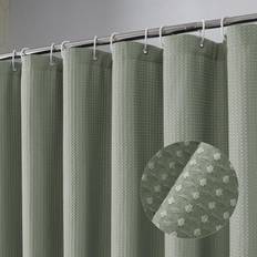 OVZME Extra Long Shower Curtain Set 84 Inch