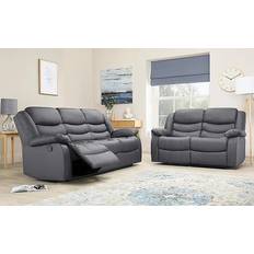 Leather Manual Recliner Seater