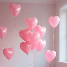 Pink Latex Balloons Shein 10 Inch Pink Heart Shaped Latex Balloons