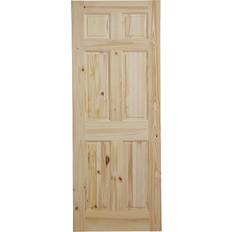 Fortia 6 Panel Unglazed Victorian Natural Pine Veneer 2040mm 826mm 40mm