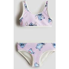 H&M Bikinier H&M Pige Lyslilla Lilo Stitch Bikini Med Tryk