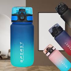 Temu 600ml Gradient Fitness Water Bottle Vattenflaska
