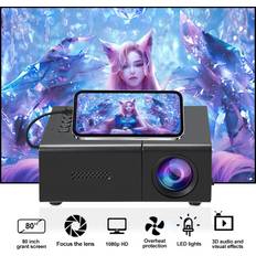 Temu Mini Led Projector 1080p Full HD