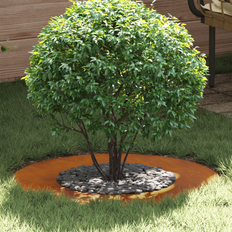 vidaXL Corten Stål Planter 70 cm Diameter Højbed