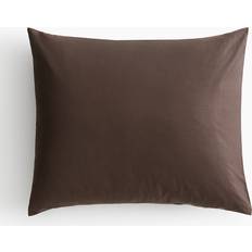Brown Pillow Cases H&M Cotton Pillowcase Dark Size Standard Pillow Case Brown